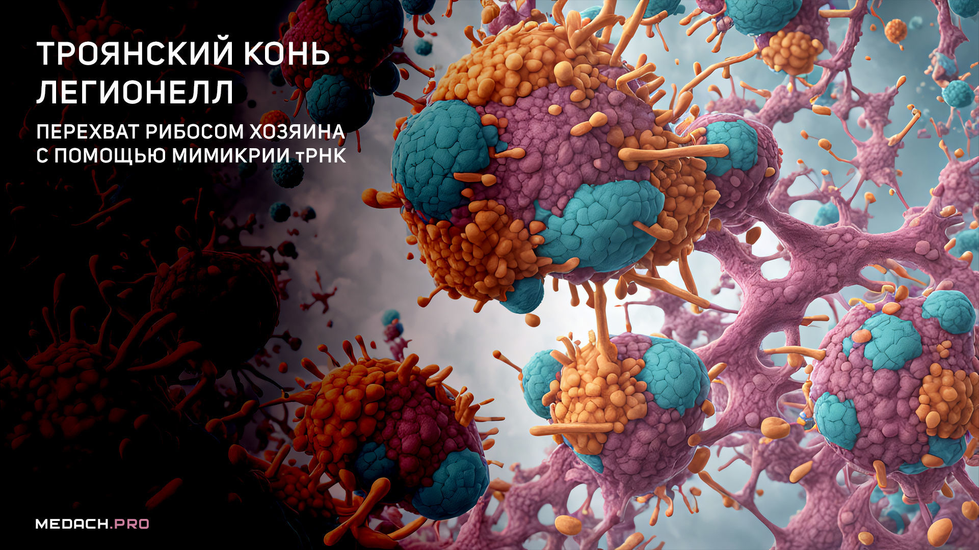 Троянский конь легионелл. Перехват рибосом хозяина с помощью мимикрии тРНК