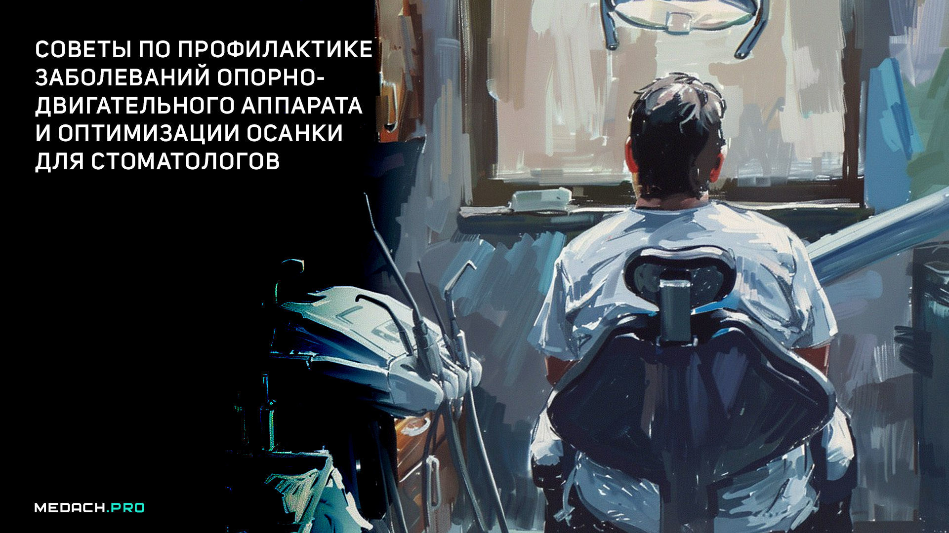 Советы по профилактике заболеваний опорно-двигательного аппарата и оптимизации осанки для стоматологов